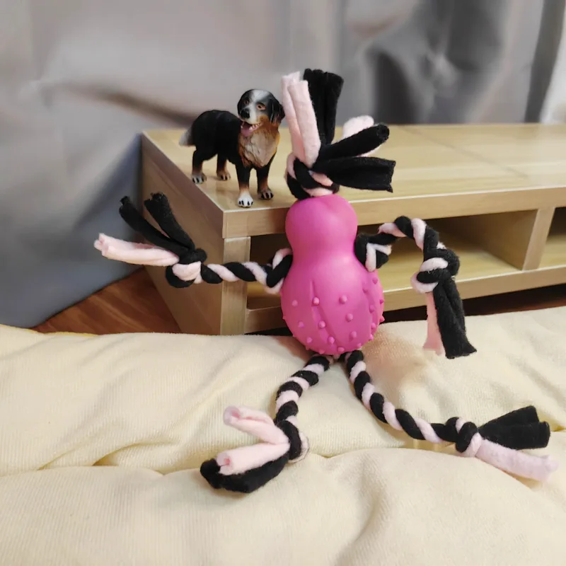 Puppy Rope Rubber Body Toys1