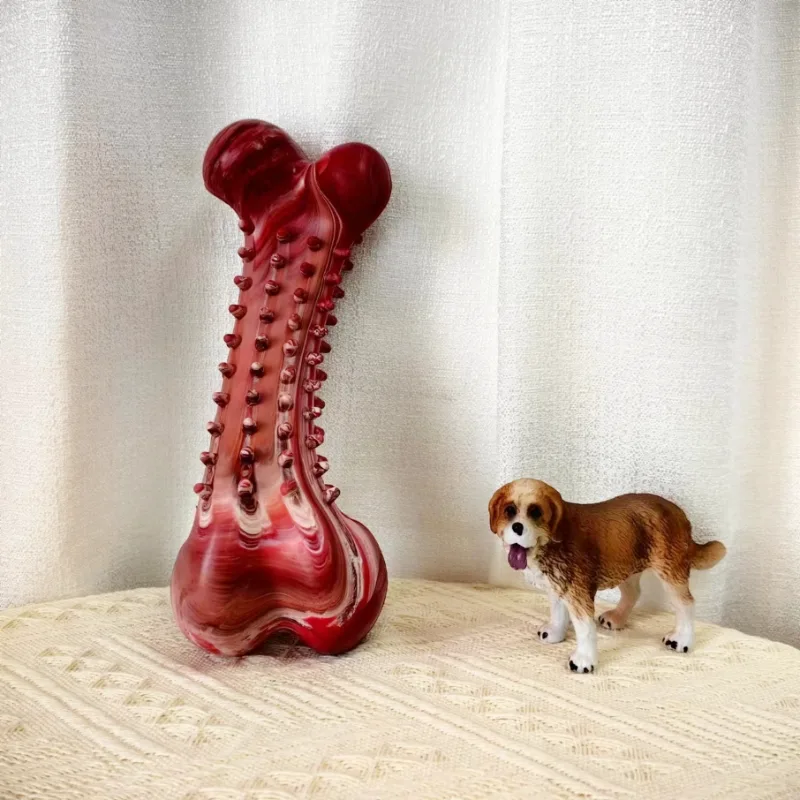 Rubber Bone Chew Dog Toy